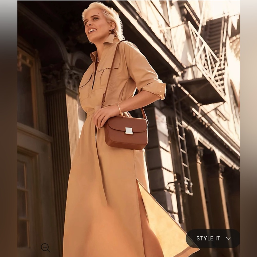 LOFT MIDI Utility dress size 14 New without Tags